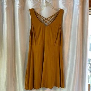 mustard yellow dress